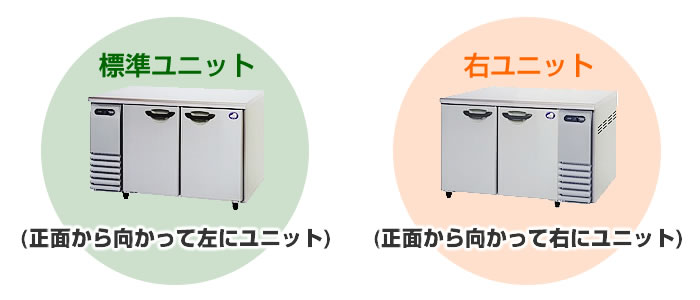 サンヨー横型冷蔵庫（台下冷蔵庫）