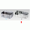 18-0 抗菌ステンレス 洗剤・タワシ入れ(吸盤式) DTW-01 大 CK-110　