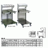 シルバースタンド付 トレー・ラック用オープンタイプ ディスペンサー〈 HDI-19 NO-36TW-S10