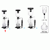 ハリオ・コーヒーサイフォン「テクニカ」  TCA-2(2杯用)交換部品 FKC-F4 下ボール