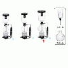 ハリオ・コーヒーサイフォン「テクニカ」  TCA-5(5杯用)交換部品 FKC-33 上ボール