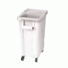 リス キャスター付材料保管容器 (蓋付)ホワイト AZI-02 45型