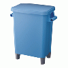 ブルー 45型 KDS-A1 リス 厨房用脚付ペール(蓋・排水栓付)