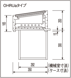 OHRUc-1200 大穂製作所 炉端ケース