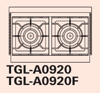 TGL-A0920F タニコー ガスローレンジ スープレンジ