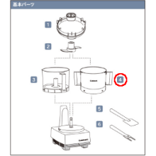 DLC-NXWBS クイジナート ステンレスワークボール DLC-NXJ2SS用基本パーツ