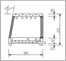 OHCc-1800L(R) 大穂製作所 多目的ショーケース LED照明付ネタケース