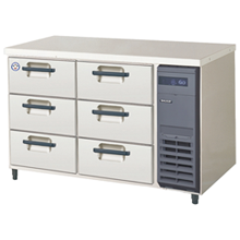 LDW-120RM2-R フクシマガリレイ ドロワーテーブル冷蔵庫