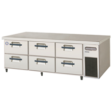 LBC-160RM2-R フクシマガリレイ ドロワーテーブル冷蔵庫