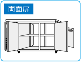 LPL-150RM2 フクシマガリレイ ヨコ型パススルー冷蔵庫
