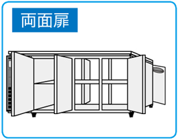 LPL-180RM フクシマガリレイ ヨコ型パススルー冷蔵庫