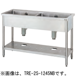 TRE-2S-945NB タニコー 二槽シンク バックガードなし｜業務用厨房機器 