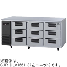 SUR-DLV1661-3 パナソニック 3段ドロワー冷蔵庫