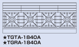TGRA-1840A タニコー ガスレンジ ウルティモシリーズ