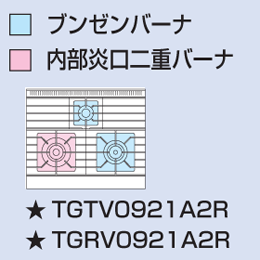 TGTV-0921A2R タニコー ガステーブル Vシリーズ