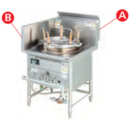 OP-TCU-HB44 タニコー 防熱バックガード ゆで麺器対応