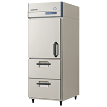 GRD-081PM2MDDL フクシマガリレイ 業務用冷凍冷蔵庫 下室2段冷凍ドロワータイプ