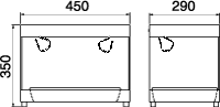 FS-100 フードショーケース  ホットショーケース 保温ショーケース 温蔵ショーケース タイジ