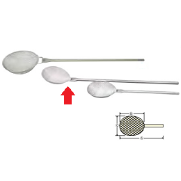 ののじ 18-8 調理用丸型すくいカゴ 特大(11目)中 ATY-A3 細め(3目)KGA-001M