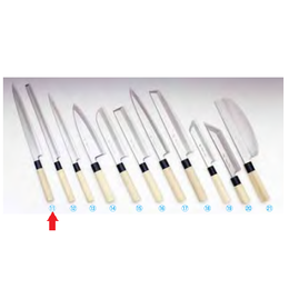 堺實光 特製霞 刺身(片刃) AZT-58 27cm｜業務用厨房機器通販の