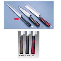 歌舞伎調和庖丁　忠舟　柳刃 ATD-01 30cm 黒金茶