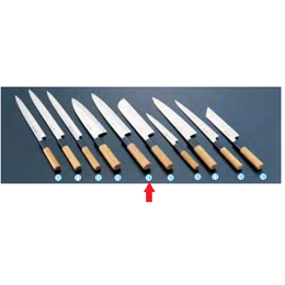 酔心 イノックス本焼和庖丁 身卸出刃(片刃) ASI-54 24cm 45076｜業務用