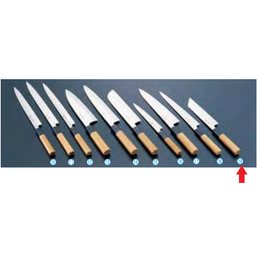 酔心 イノックス本焼和庖丁 むき物(片刃) ASI-59 18cm 45059