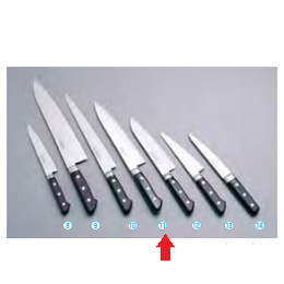 堺實光 INOX シリーズ 洋出刃(両刃) AZT-11 24cm