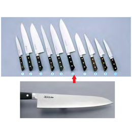 正広作 本職用日本鋼(口金付) 冷凍切(巾広)(両刃) AMS-B6 13046 27cm