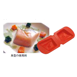 アサヒ ソフト食シリコン型 魚型 BSL-30 AS-Y イエロー