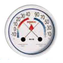 食中毒注意ゾーン付 温湿度計 No.5488 BOV-44 