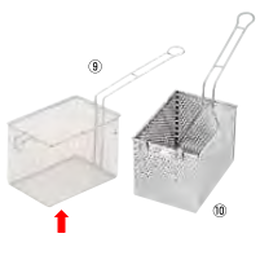 18-8 フライドポテト バスケット(スパーク4メッシュ) AHL-80