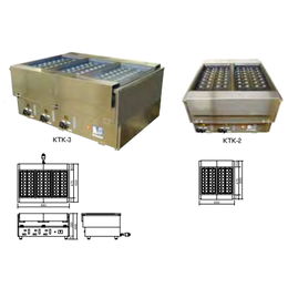 KTK-3 電気式 たこ焼き機 GTK-77 (32穴×3面)
