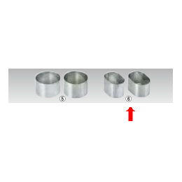 18-8 アルゴン セルクルリング 小判型(板厚0.8mm) WSL-A0 65×45×H40mm