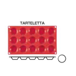 マルテラート フレキシブルノンスティックモルド 50 タルトレット 15ケ取 SF014 WSL-39  