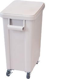 グレー 45型 KDS-85 リス 厨房用キャスターペール(蓋・排水栓付)