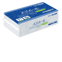 1パック単位  KTO-48 エリエール ペーパータオル スマートタイプ シングル 中判サイズ(200枚入)