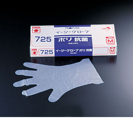 L  STB-47 オカモト イージーグローブ ポリ 抗菌手袋 No.725(ポリエチレン製抗菌剤入)