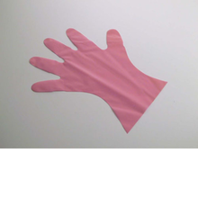 S  STB-59 カラー マイジャストグローブ五本絞り#28(化粧箱入)(ポリエチレン製) ピンク