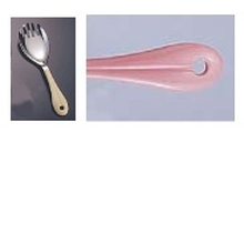 18-8 らくらくサーバー フォーク LSC-12 ピンク