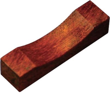 PHS-C3 木製 角型箸置 鉄木 目摺り