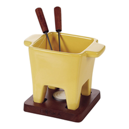 853531 PHO-95 ボスカ ダッチ チーズフォンデュセット 2人用イエロー