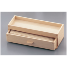 PHS-A2 木製カスターand箸箱 ナチュラル