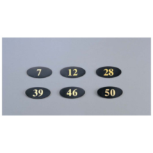 WL28 PTC-49 テーブルナンバーサイン 数字