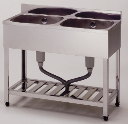 アズマ 二槽シンク HP2-1500｜業務用厨房機器通販の厨房センター